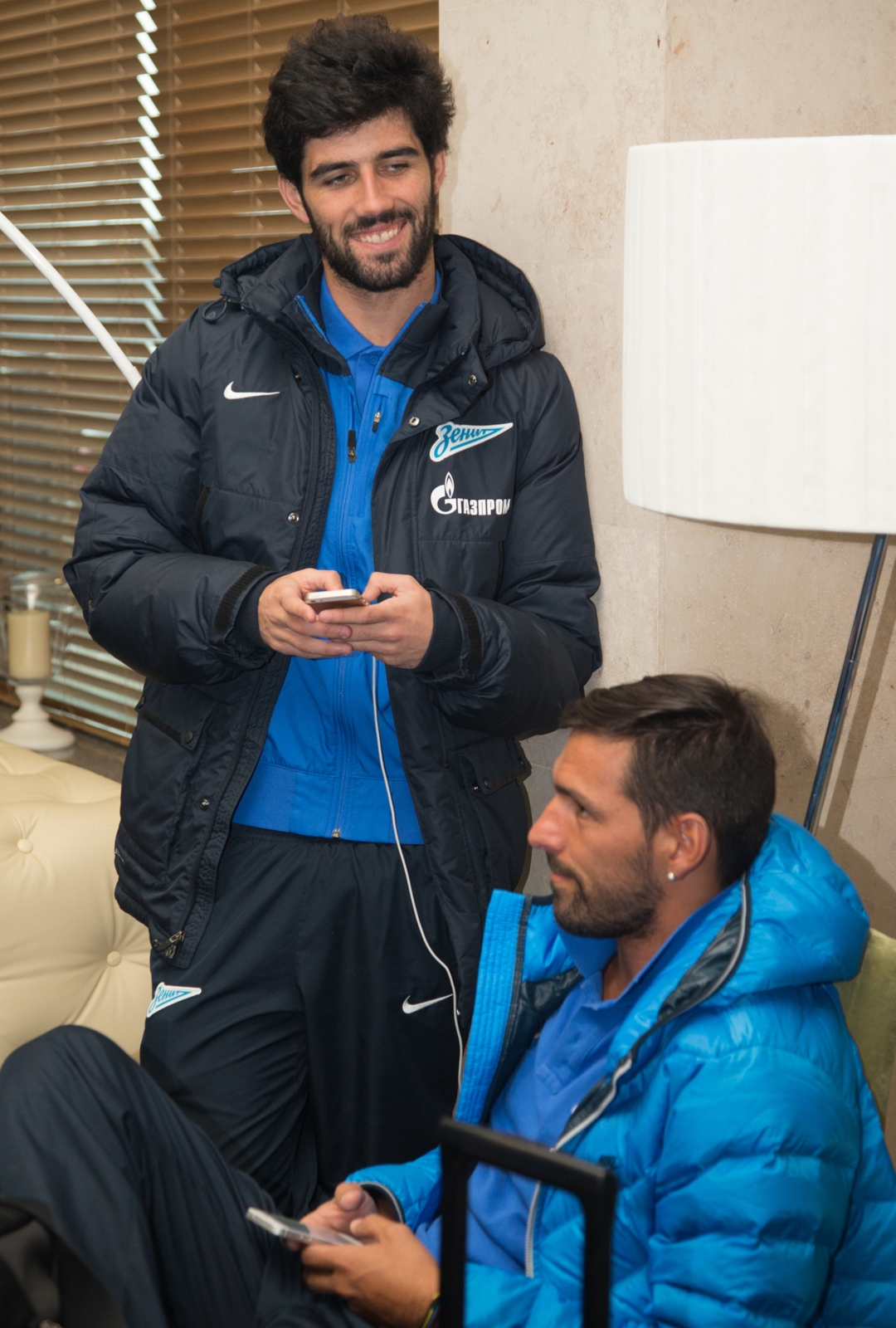 Футболисты «Зенита» на пути в Доху