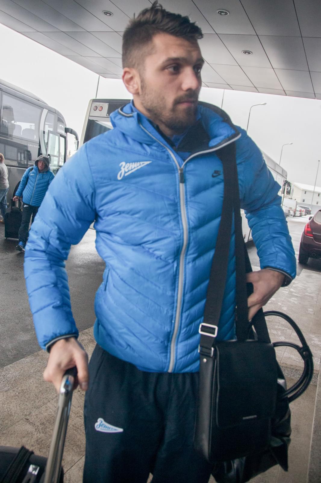 Футболисты «Зенита» на пути в Доху