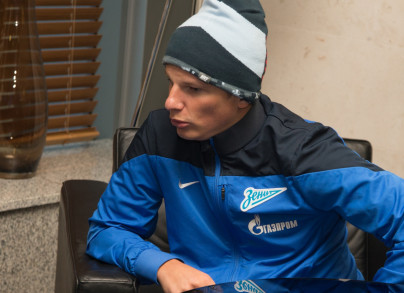 Футболисты «Зенита» на пути в Доху