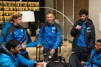 Футболисты «Зенита» на пути в Доху