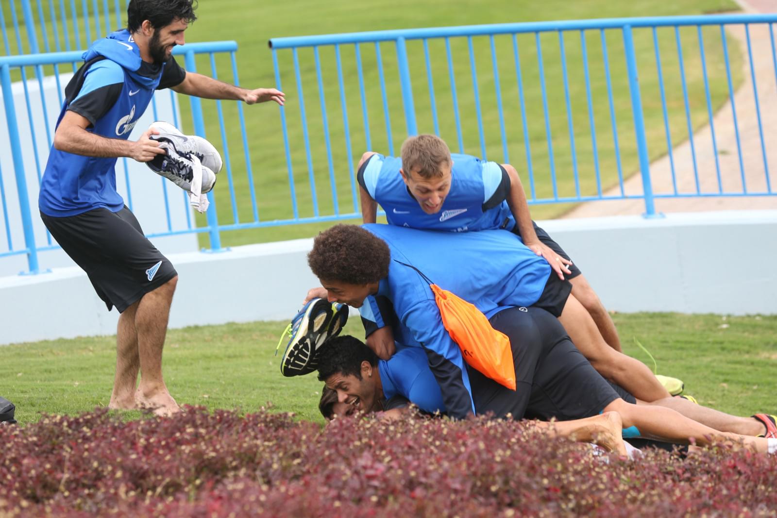 Сборы в Дохе: 18 января, утренняя тренировка