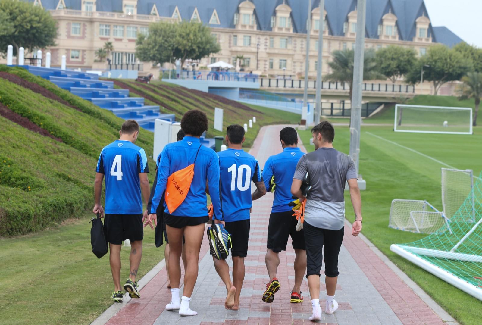 Сборы в Дохе: 18 января, утренняя тренировка