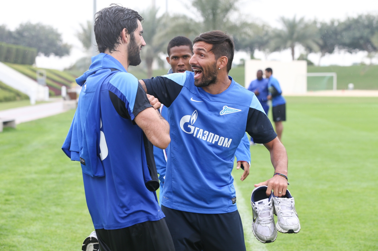 Сборы в Дохе: 18 января, утренняя тренировка