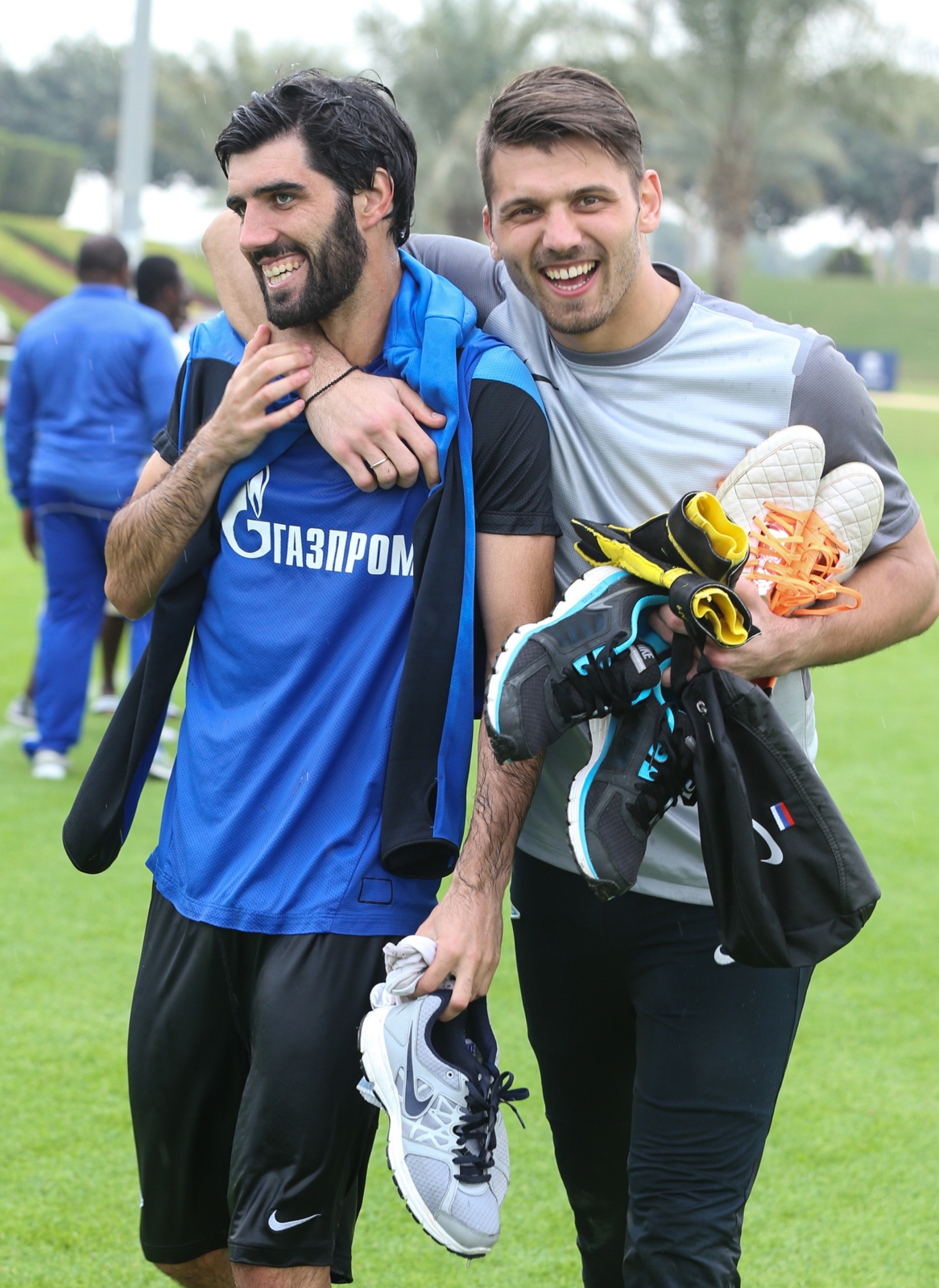 Сборы в Дохе: 18 января, утренняя тренировка