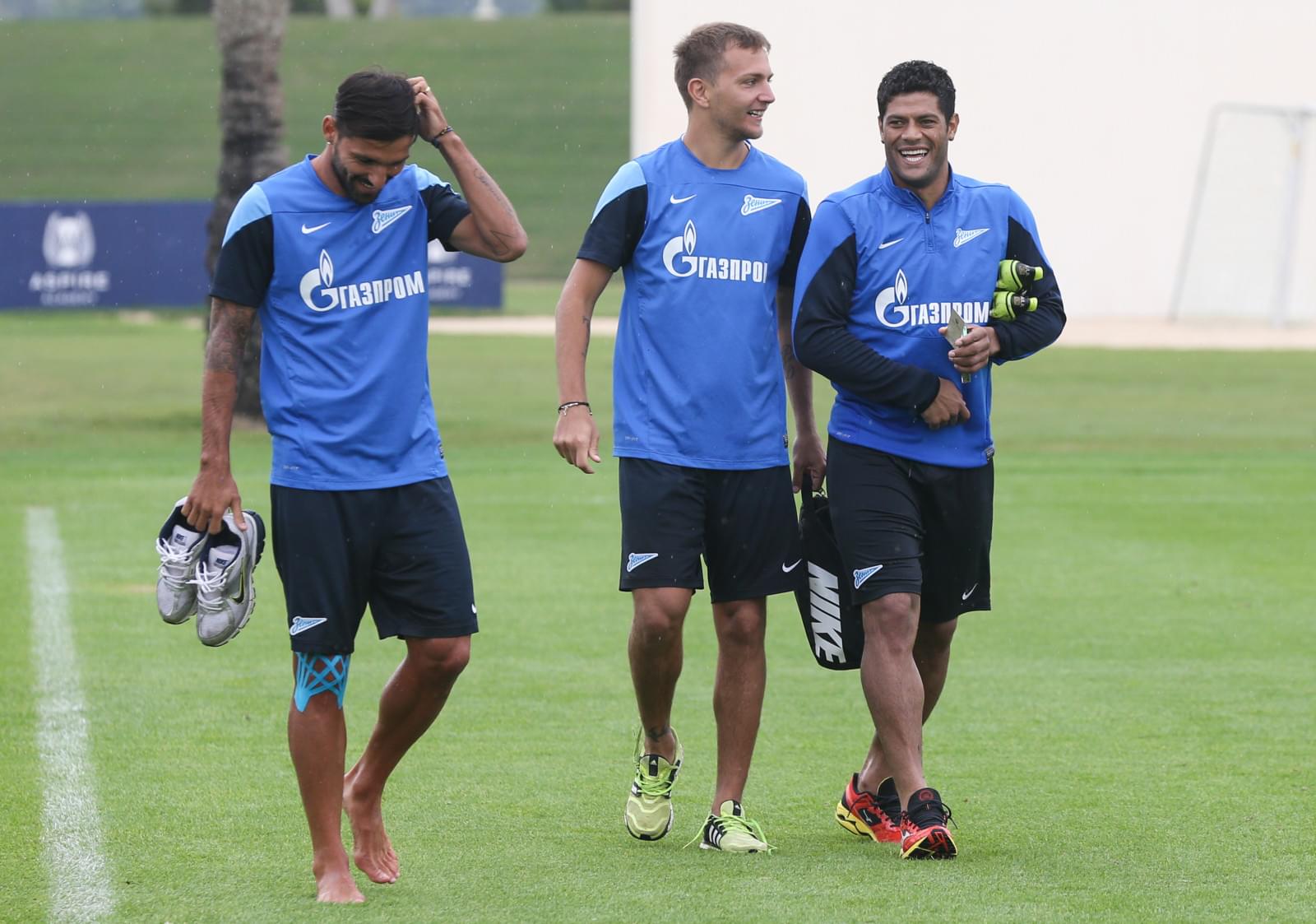 Сборы в Дохе: 18 января, утренняя тренировка