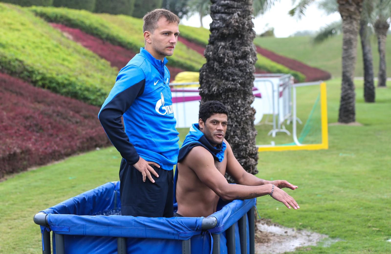 Сборы в Дохе: 18 января, утренняя тренировка