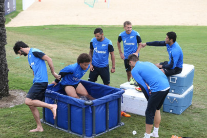 Сборы в Дохе: 18 января, утренняя тренировка