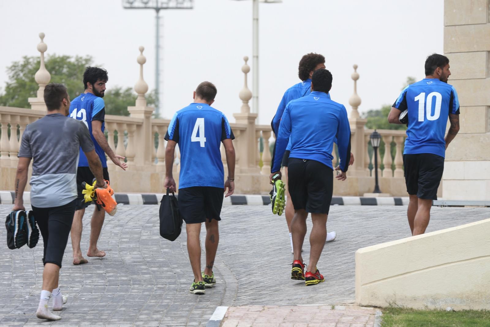 Сборы в Дохе: 18 января, утренняя тренировка