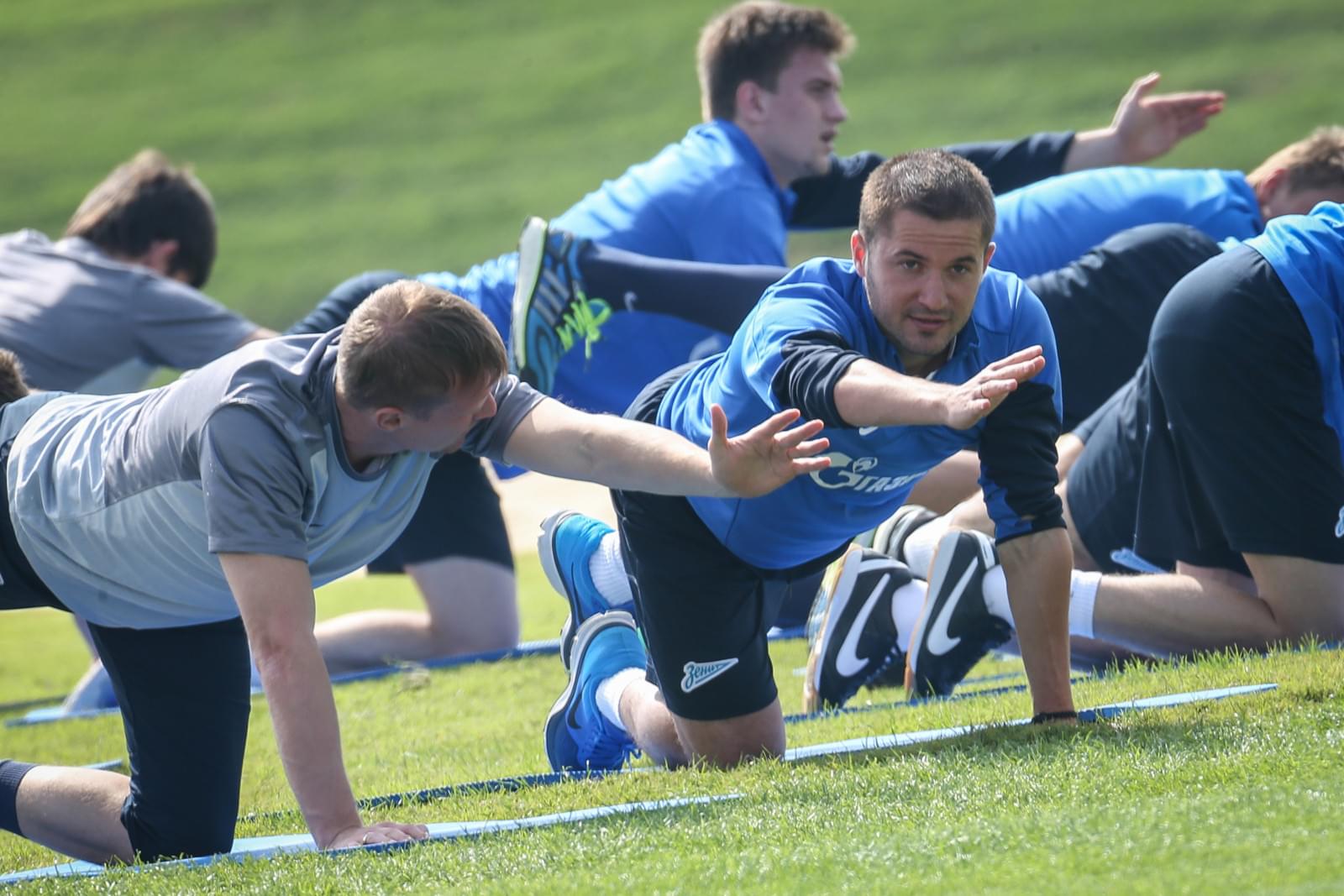 Сборы в Дохе: 21 января, утренняя тренировка