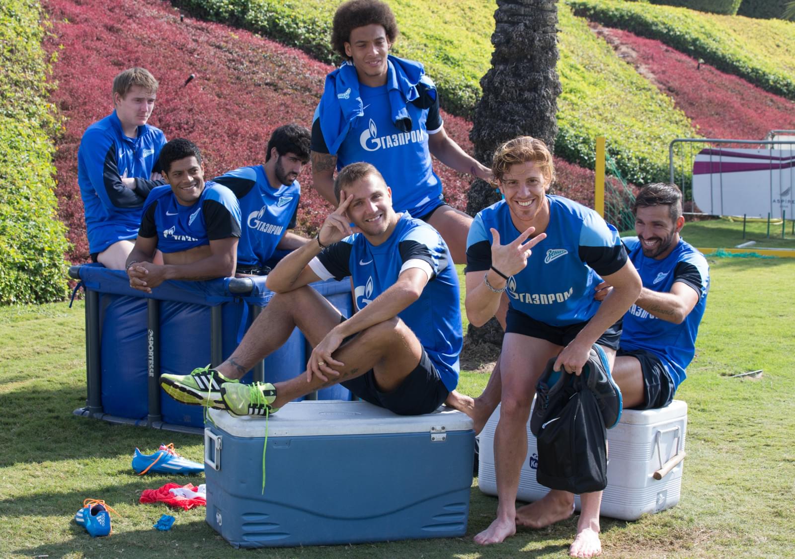 Сборы в Дохе: 21 января, утренняя тренировка