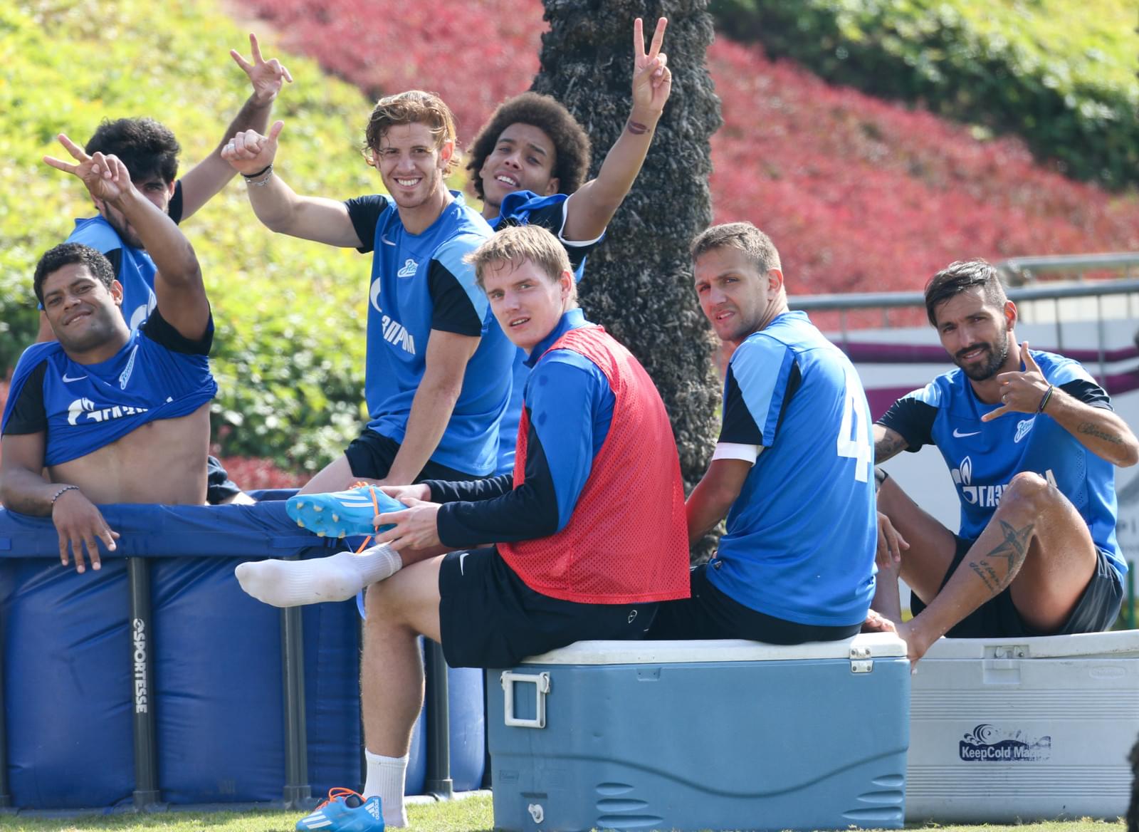 Сборы в Дохе: 21 января, утренняя тренировка