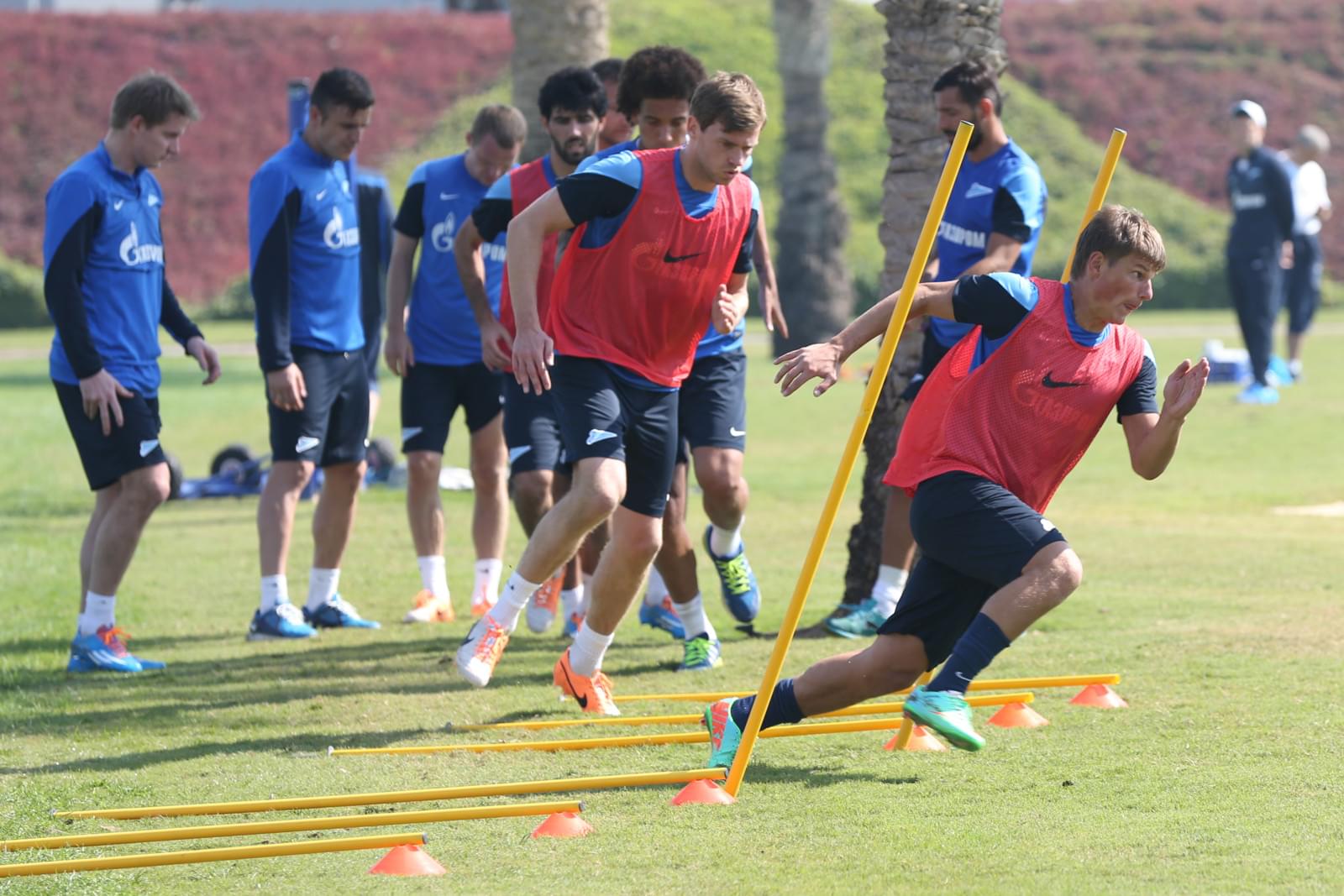 Сборы в Дохе: 22 января, утренняя тренировка