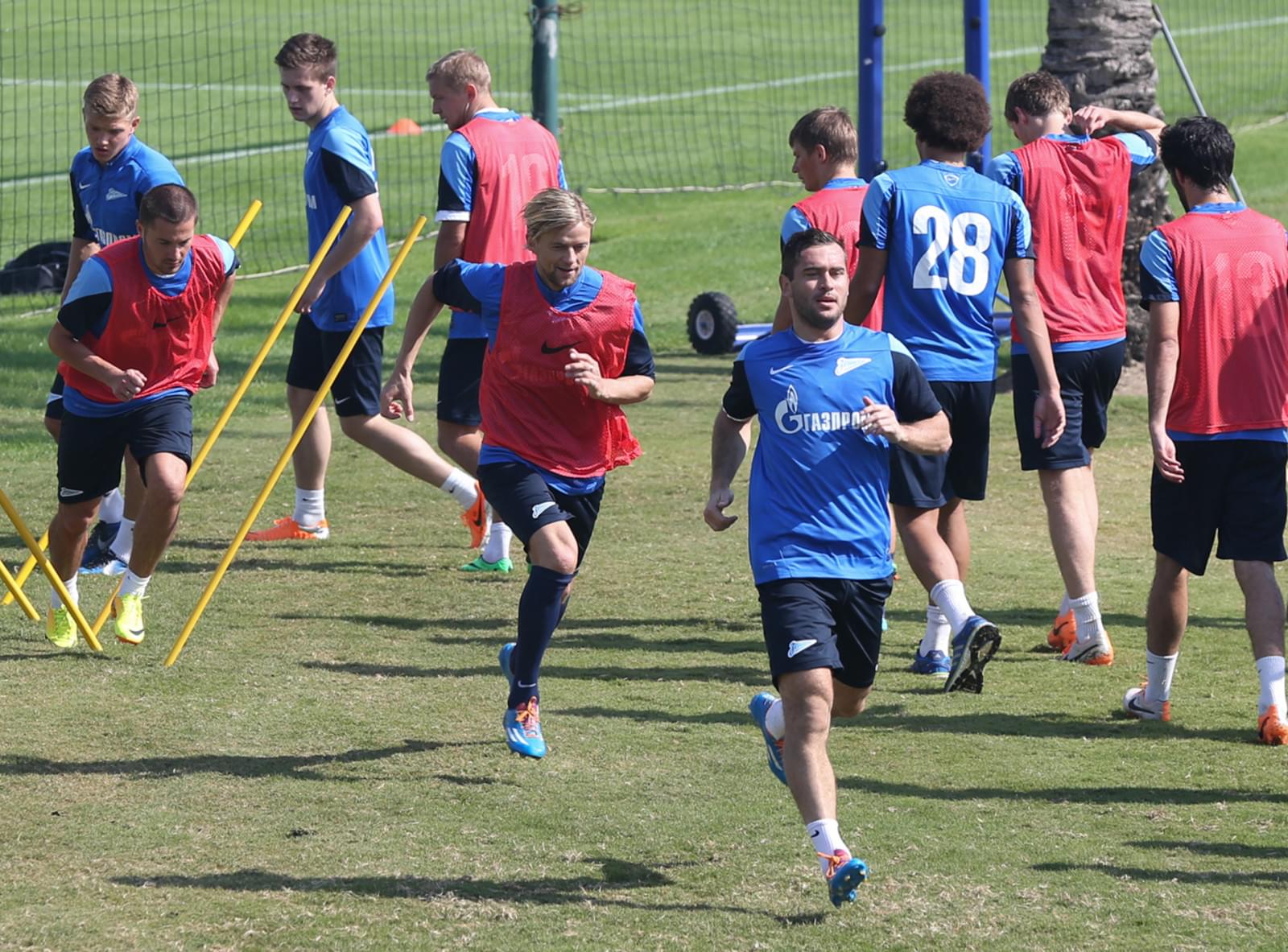 Сборы в Дохе: 22 января, утренняя тренировка