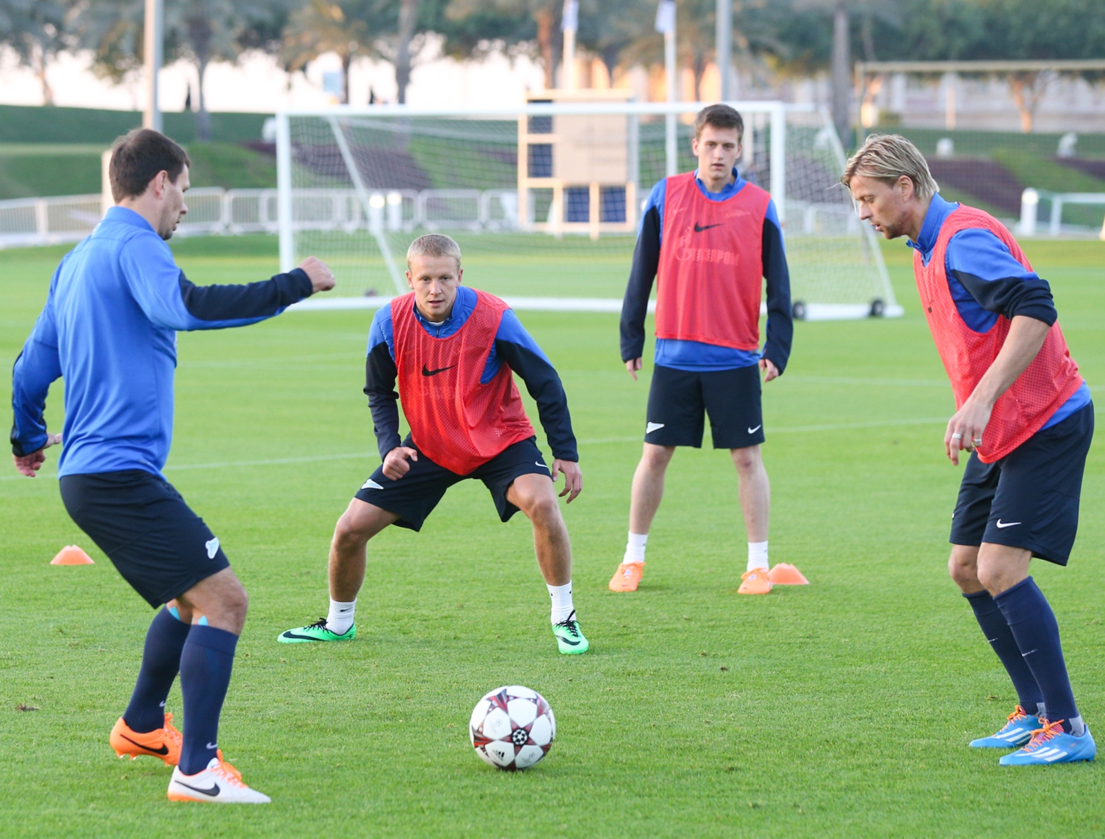 Сборы в Дохе: 22 января, вечерняя тренировка