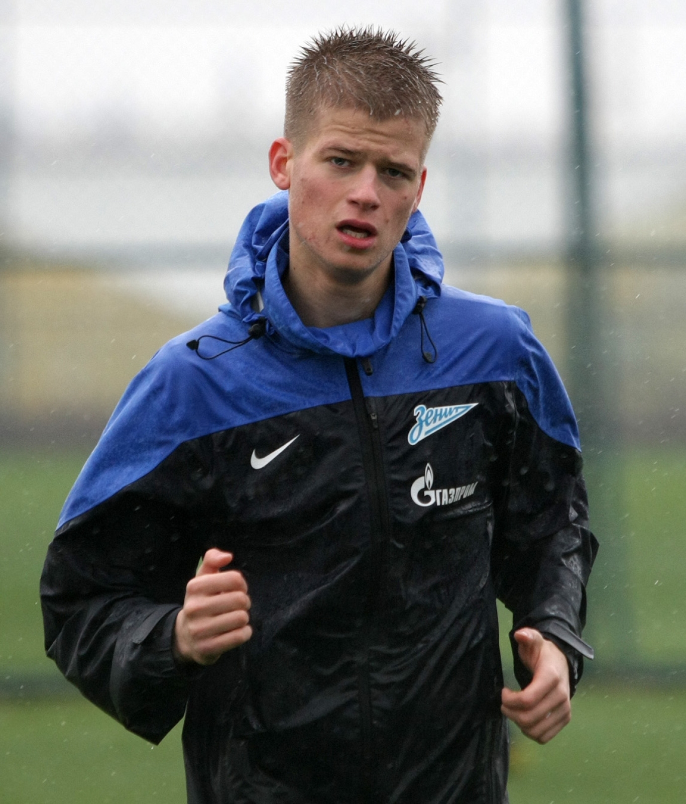 Тренировка «Зенита»-м в Анталье под дождем