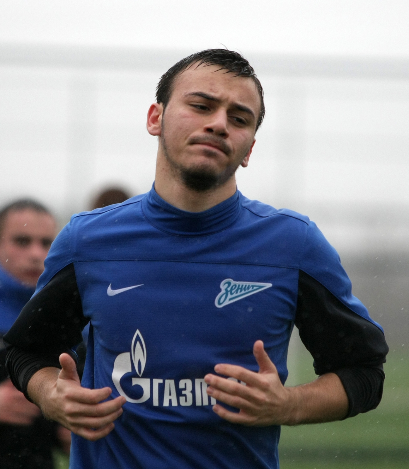 Тренировка «Зенита»-м в Анталье под дождем