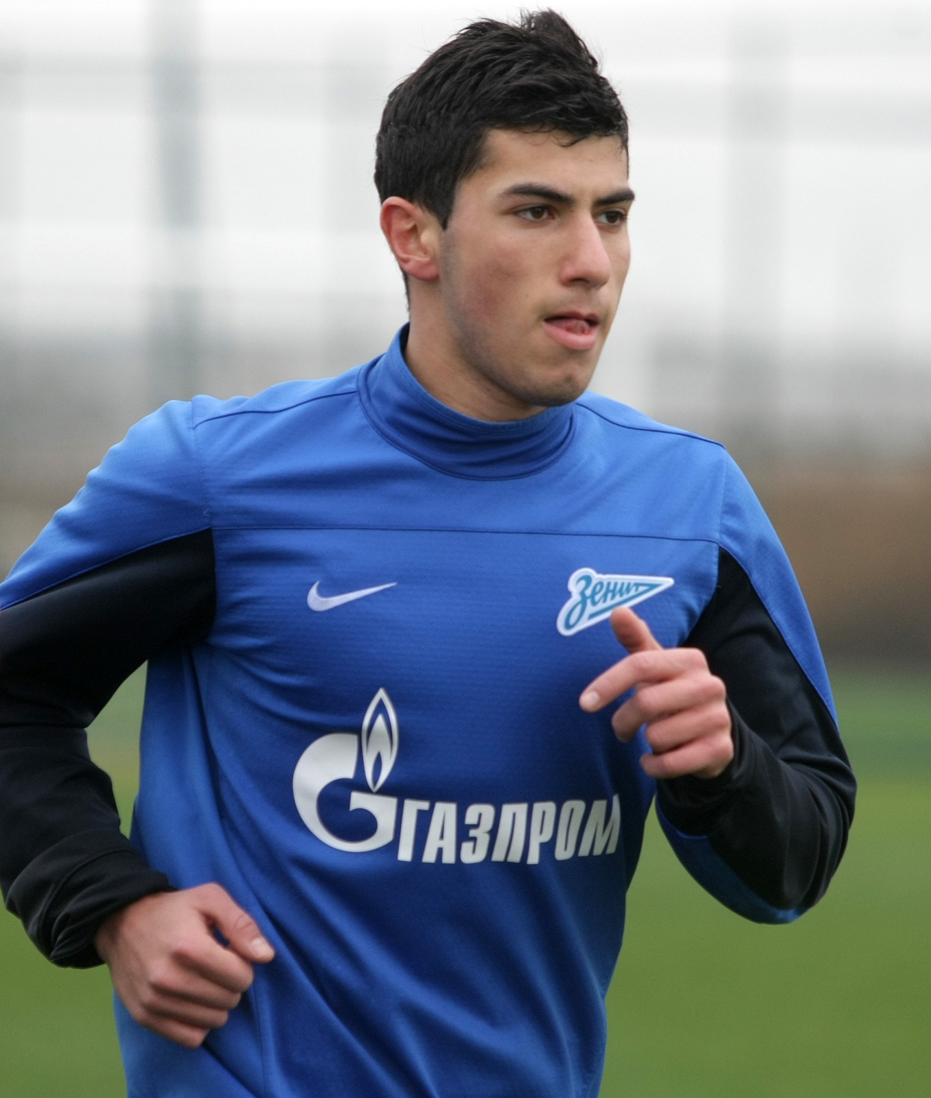 Тренировка «Зенита»-м в Анталье под дождем