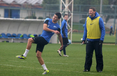 Тренировка «Зенита»-м в Анталье под дождем