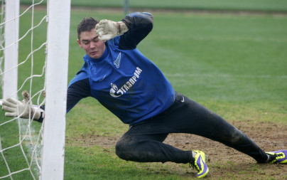 Тренировка «Зенита»-м в Анталье под дождем