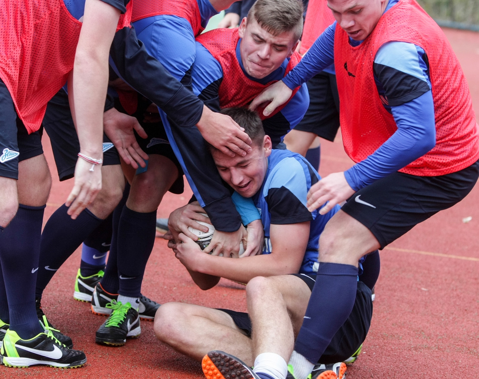 Сборы «Зенит» -2 в Турции, тренировка 26.01.2014