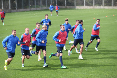 Сборы в Израиле: 28 января, утренняя тренировка