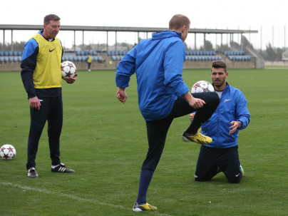 Сборы в Израиле: 28 января, утренняя тренировка