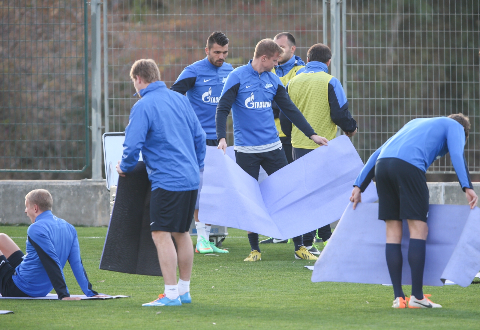 Сборы в Израиле: 28 января, вечерняя тренировка