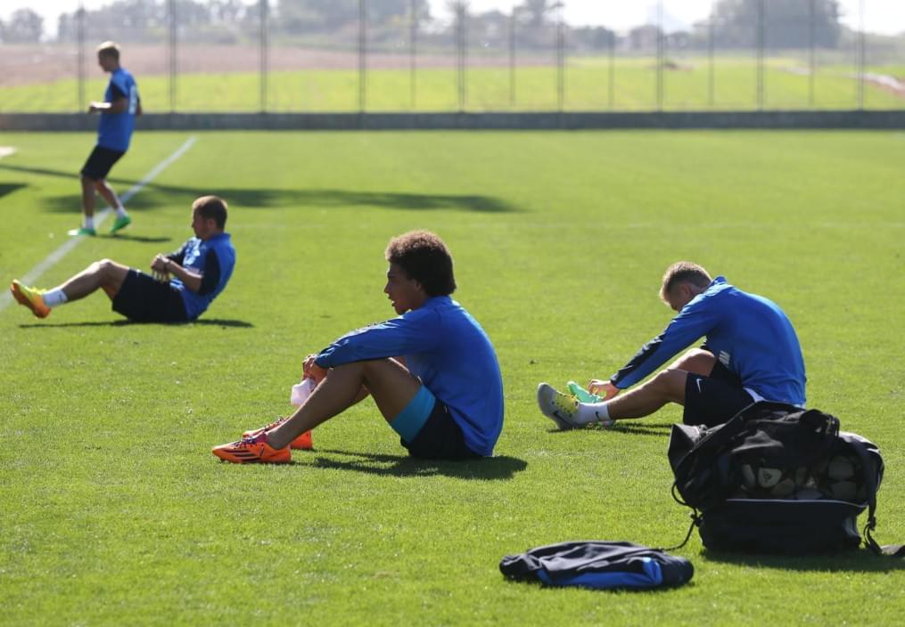 Сборы в Израиле: 29 января, утренняя тренировка