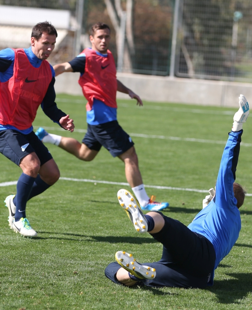 Сборы в Израиле: 29 января, утренняя тренировка