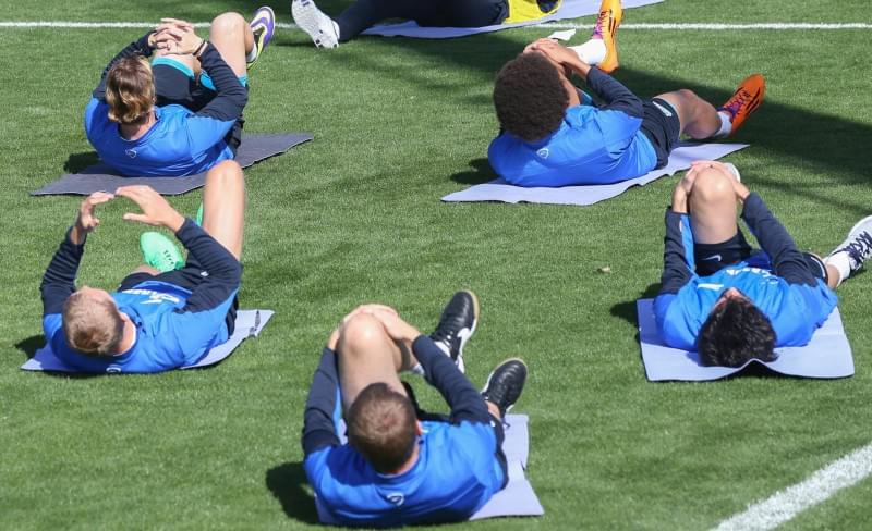 Сборы в Израиле: 29 января, утренняя тренировка