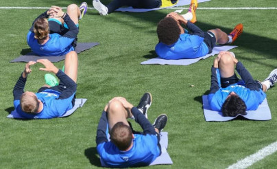 Сборы в Израиле: 29 января, утренняя тренировка