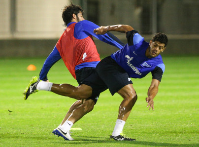 Сборы в Израиле: 29 января, вечерняя тренировка