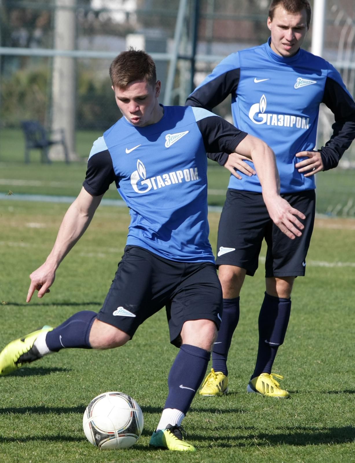 Зимние сборы «Зенит»-2, тренировка 30 января