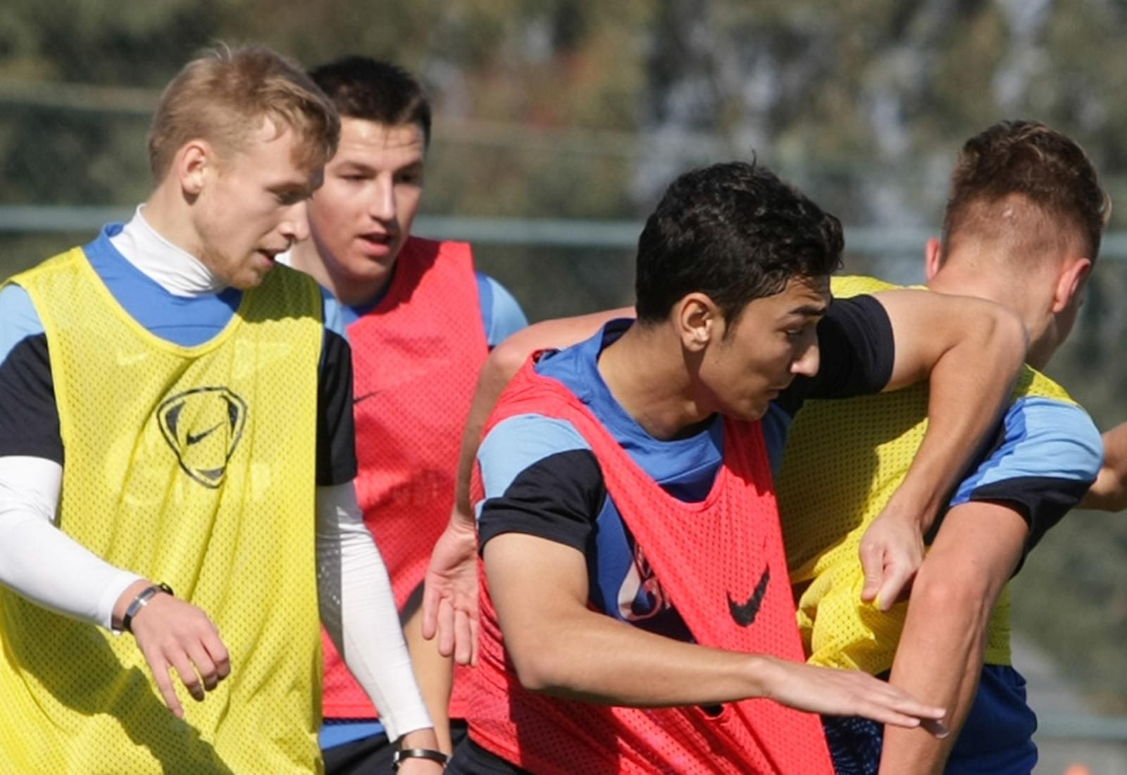 Зимние сборы «Зенит»-2, тренировка 30 января