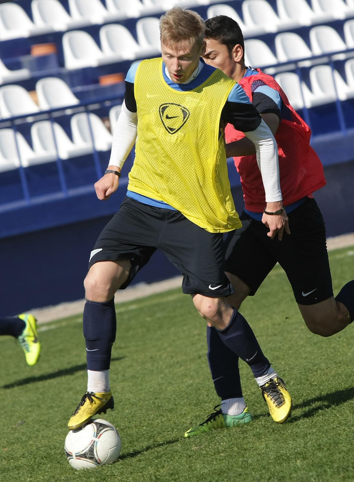 Зимние сборы «Зенит»-2, тренировка 30 января