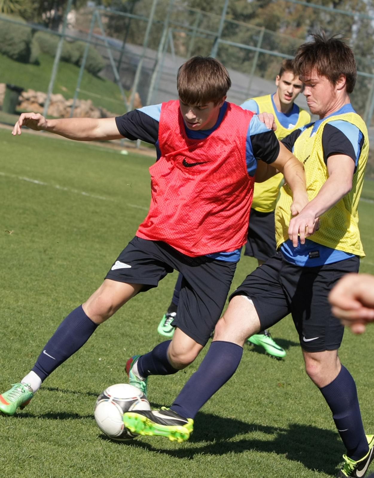 Зимние сборы «Зенит»-2, тренировка 30 января