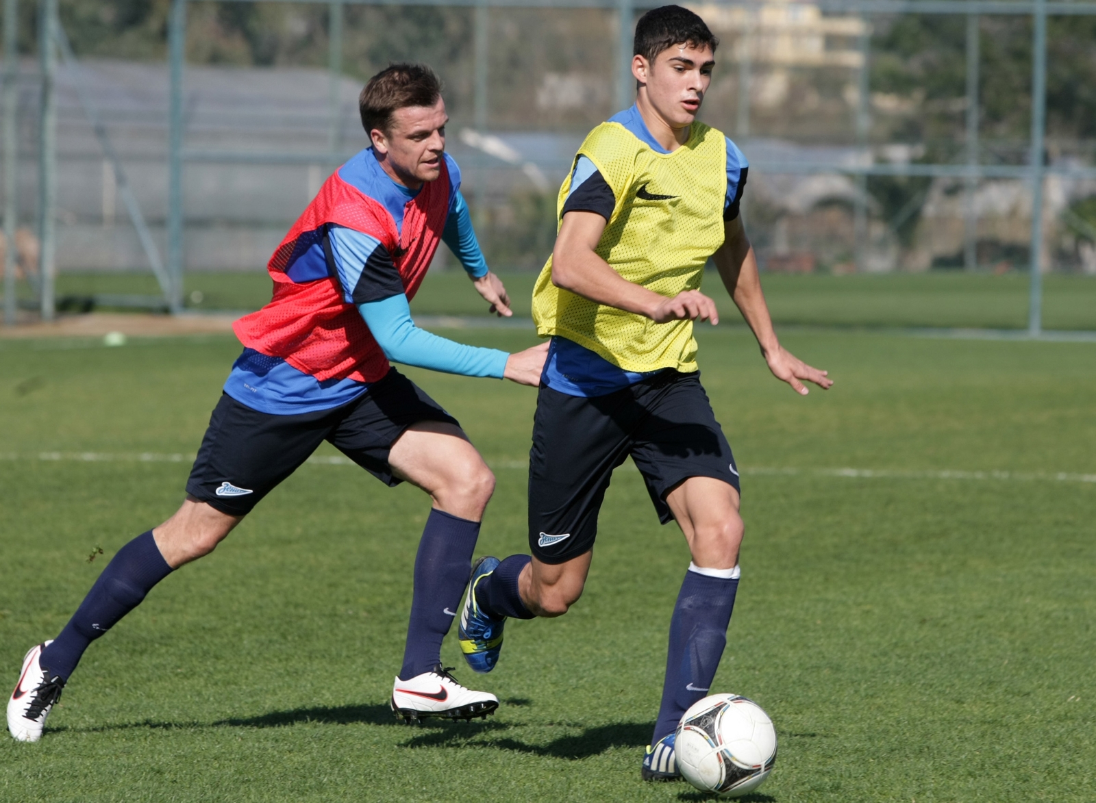 Зимние сборы «Зенит»-2, тренировка 30 января