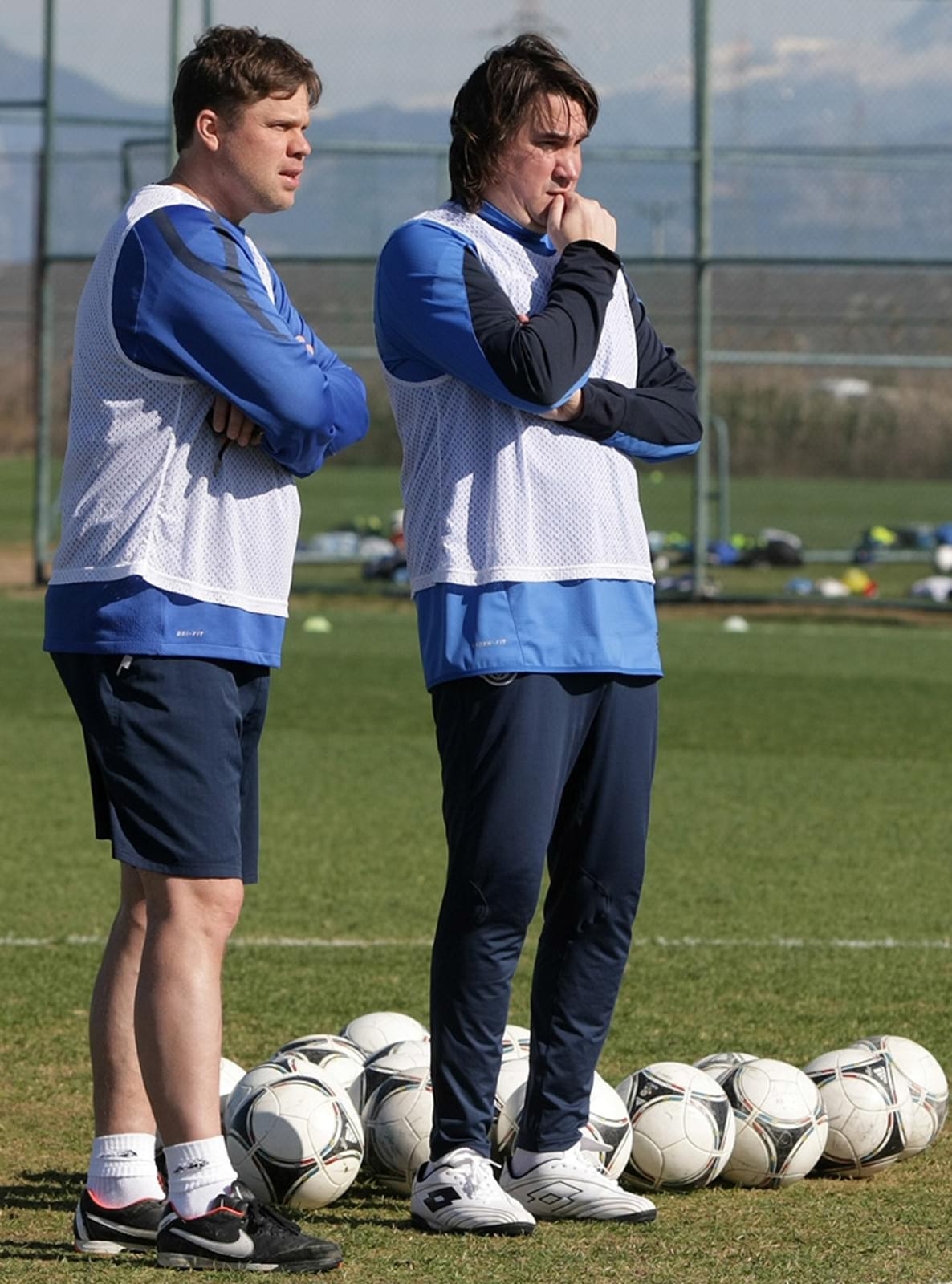 Зимние сборы «Зенит»-2, тренировка 30 января