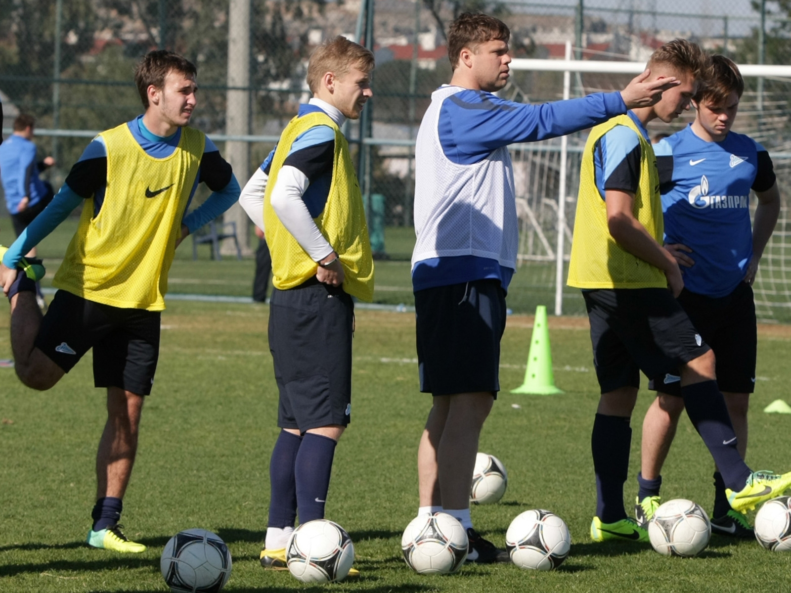 Зимние сборы «Зенит»-2, тренировка 30 января