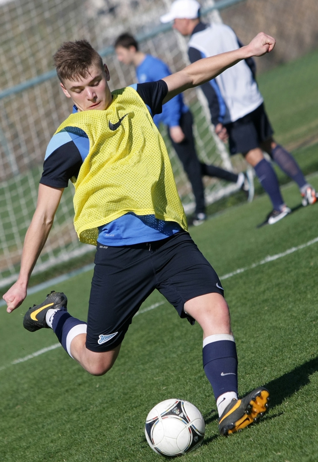 Зимние сборы «Зенит»-2, тренировка 30 января