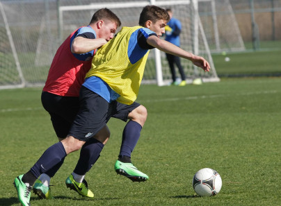 Зимние сборы «Зенит»-2, тренировка 30 января