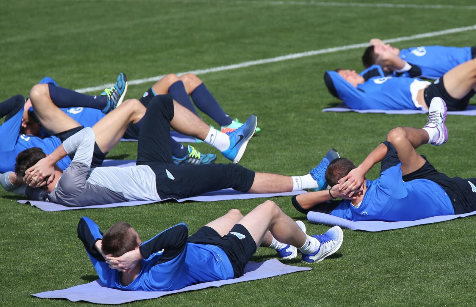 Сборы в Израиле: 31 января, утренняя тренировка