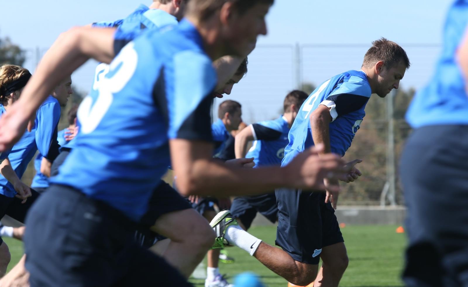 Сборы в Израиле: 31 января, утренняя тренировка