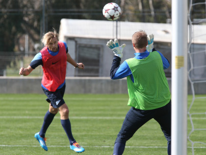 Сборы в Израиле: 31 января, утренняя тренировка