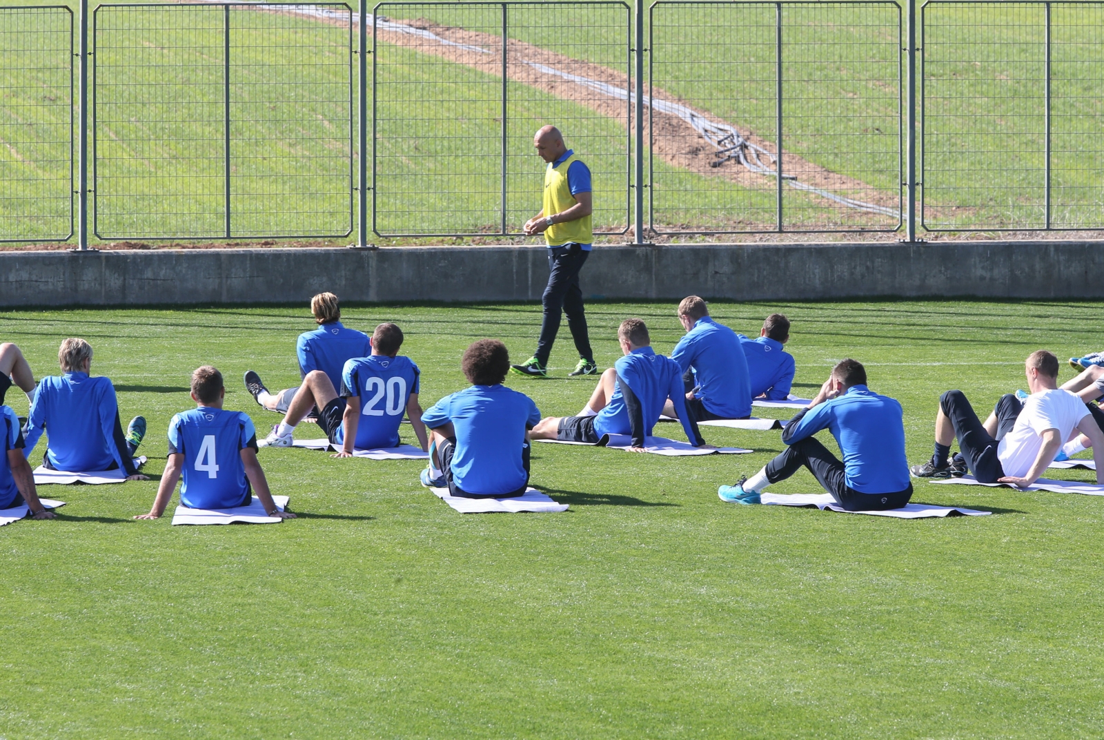 Сборы в Израиле: 1 февраля, утренняя тренировка