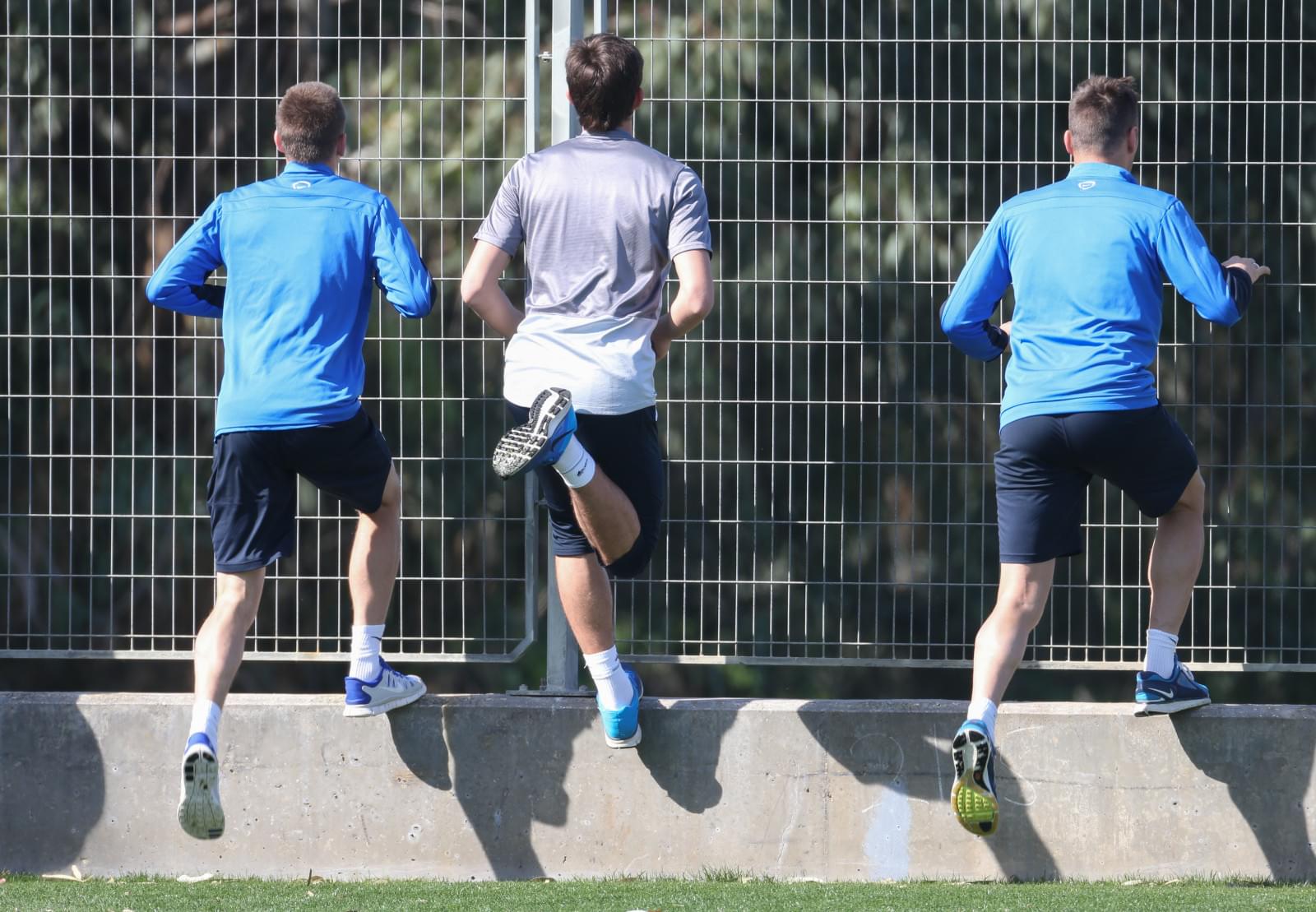 Сборы в Израиле: 1 февраля, утренняя тренировка