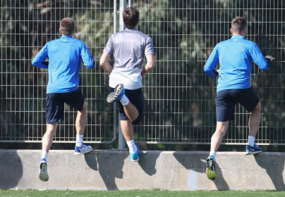 Сборы в Израиле: 1 февраля, утренняя тренировка