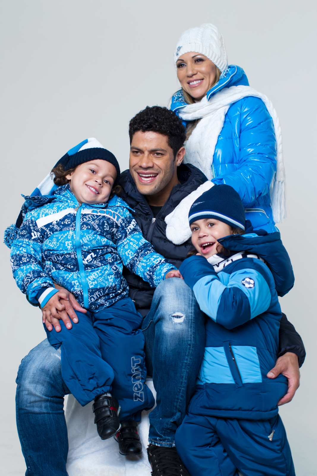 Семейная фотосессия, нападающего «Зенита» Халка