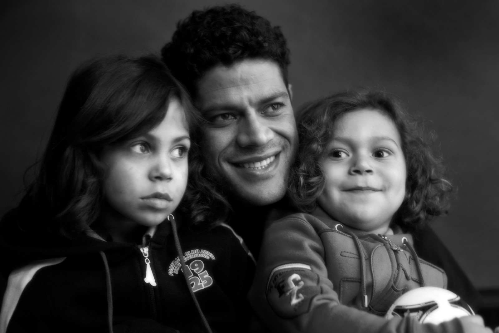 Семейная фотосессия, нападающего «Зенита» Халка