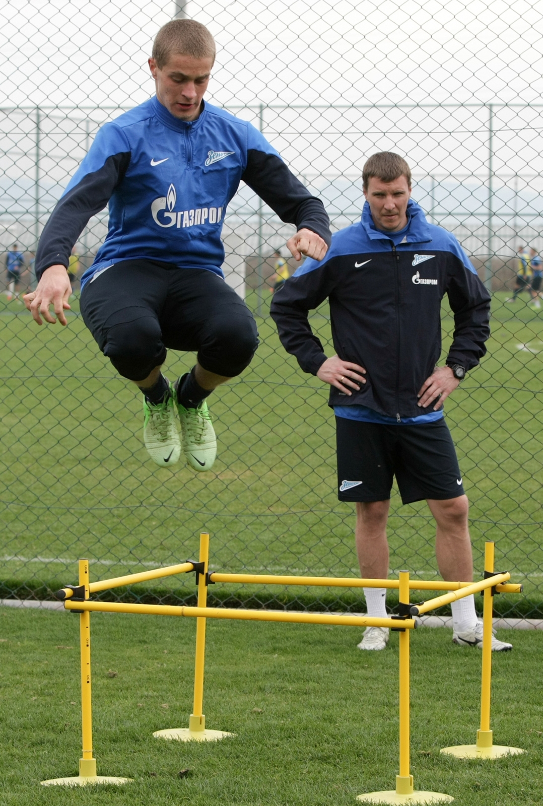 Сборы «Зенит» -2 в Турции, тренировка вратарей
